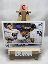 2022 Topps Series 1 Baseball - Walk-Off Water #119 ft. GLEYBER TORRES & Yankees