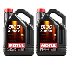 Motul 8100 X-MAX 0W40 - 10 Liters - Fully Synthetic Engine Motor Oil (2 x 5L)