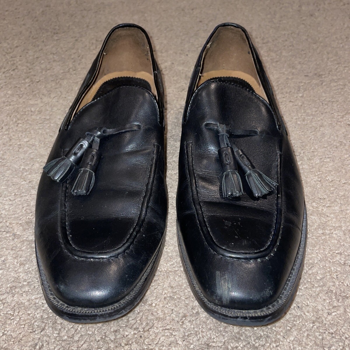 BLAKE MCKAY Men\'s Black Leather Loafers Size 10 Blake McKay Men main image 4