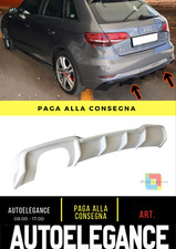 🔥SOTTOPARAURTI POSTERIORE / DIFFUSORE AUDI A3 8V S-LINE restyling 2016-2020🔥