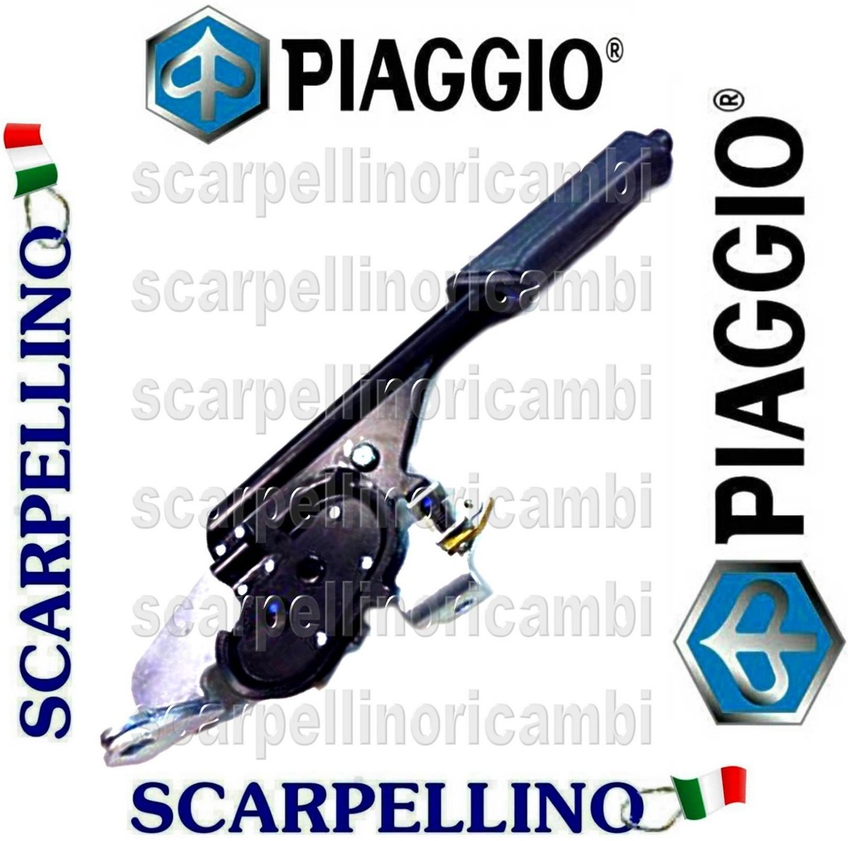Leva Freno A Mano Originale Piaggio - Compatibile Con Porter 1300 16V, Porter 1200/1400 Diesel E Quargo Diesel