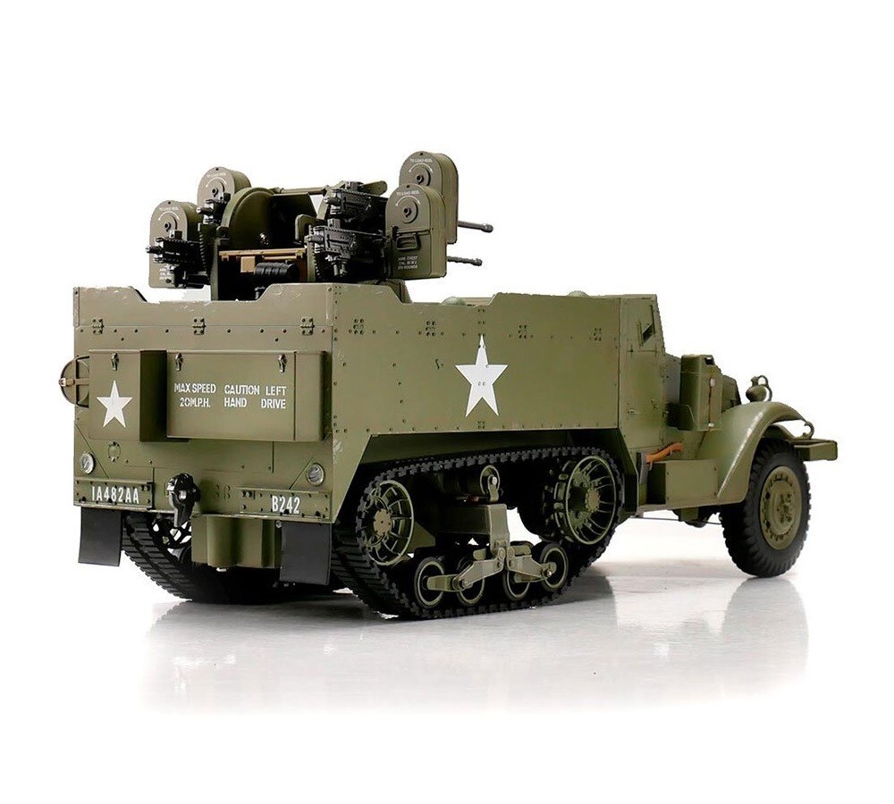 1/16 Torro U.S M16 Halftrack RC Truck 2.4GHz Anti-Aircraft  display picture 2