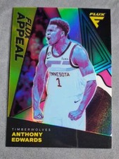2022-23 Panini Flux - Flux Appeal Silver Prizm #19 Anthony Edwards