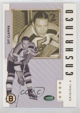 2003-04 Parkhurst Original Six Boston Bruins Enshrined Dit Clapper #87 HOF je2
