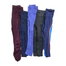 Victoria's Secret Victoria Sport Leggings Small Purple Stretch Lot Of 5