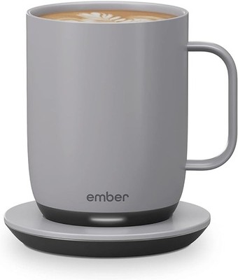 Ember Temperature Control Smart Mug 2 14 Oz Heated Coffee Mug CM191411US - Gray
