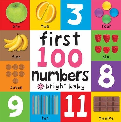 First 100 Numbers: First 100 Board Book (First 100 Board Books) - Books, Priddy
