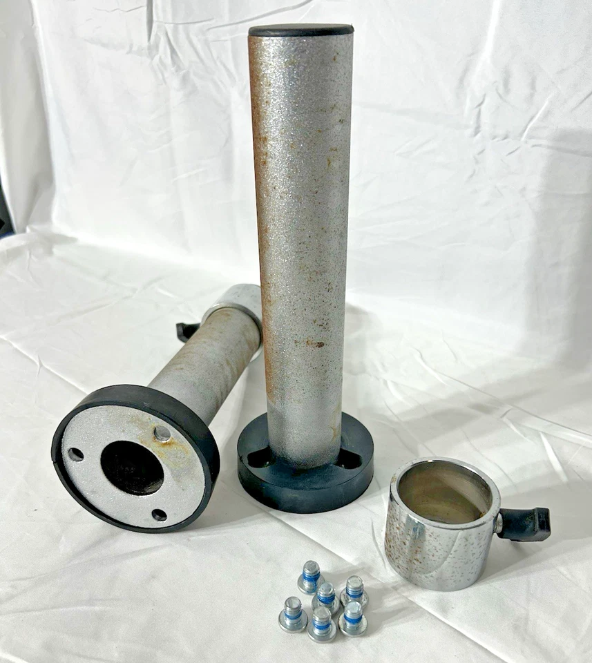 Powertec Two Inch Weight Horn Adapter Set of 2 Olympic Weight Lat Tower Bench - Image 2 of 4