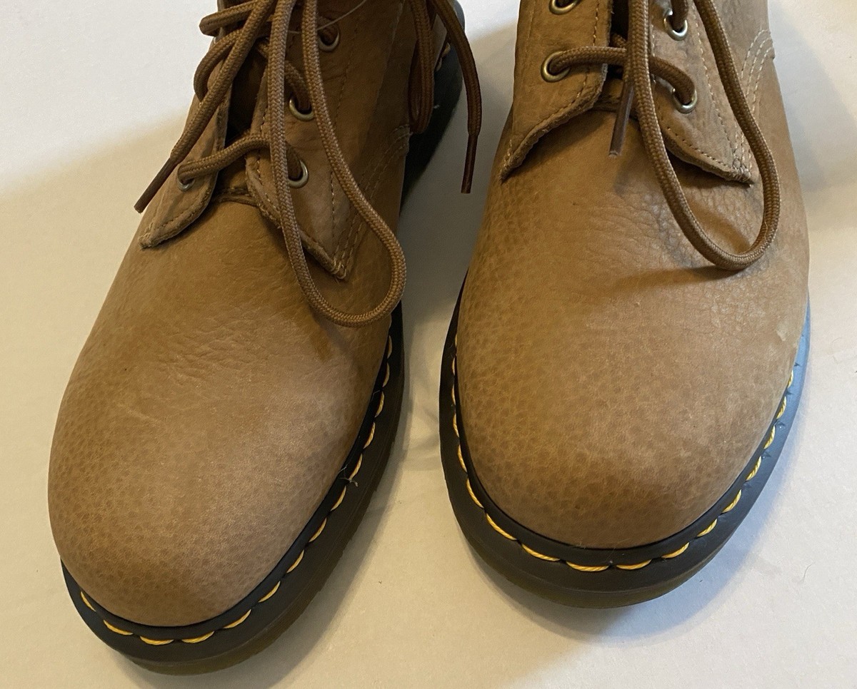 Dr. Martens 101 Unbound Tumbled Nubuck Brown Suede Leather Combat Boots Dr. Martens 101 Unbound Tumbled Nubuck Leather Boots  main image 3