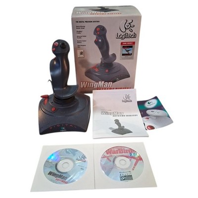 Logitech WingMan Extreme Digital 3D Joystick USB Software In Original Box READ