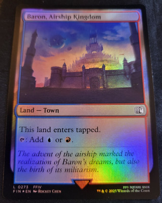 Holo Foil Baron, Airship Kingdom # 273 FIN Final Fantasy Set Magic The Gathering