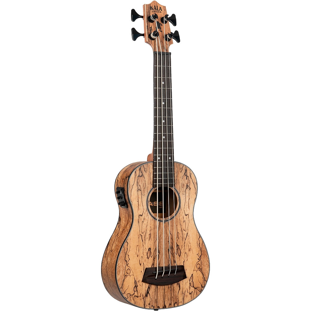 Kala Spalted Mango AcousticElectric UBass Natural