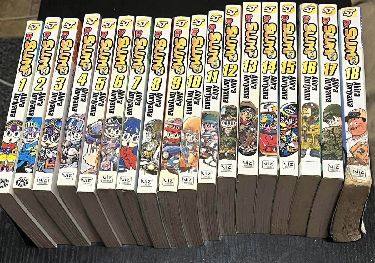 Dr.SLUMP 全18巻セット 英語版 Dr Slump Manga Vol 1-18 Complete Set New English From Viz Media