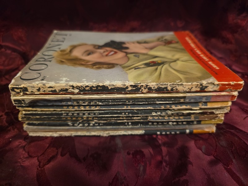 Coronet magazine Reading Copy Large Lot issues  1943 1945 1946
