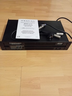 RAM Audio Zetta Series Z220 2X1000W Power Amplifier Gebraucht Guter Zustand