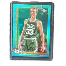 2025-26 Topps Chrome LARRY BIRD Teal Refractor #243 Boston Celtics SP /299