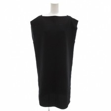 【Dresses】ISSEY MIYAKE Pleated Sleeveless Knee-Length Dress Black Size 2