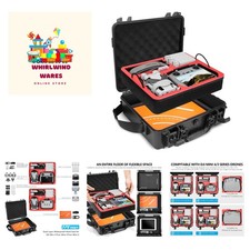 Dual Layer Hard Case for DJI Mini 4 Pro Fly More Combo, Waterproof Carrying C...