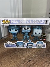 Funko Pop! Vinyl: Kingdom Hearts Disney- Sora, Donald, Goofy (Tron) Chase