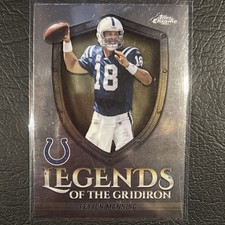 Topps Chrome Legends of the Gridiron Insert Peyton Manning Colts #LOG-10