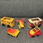 Vintage Fisher Price Little People Vehicles Lot of 5!