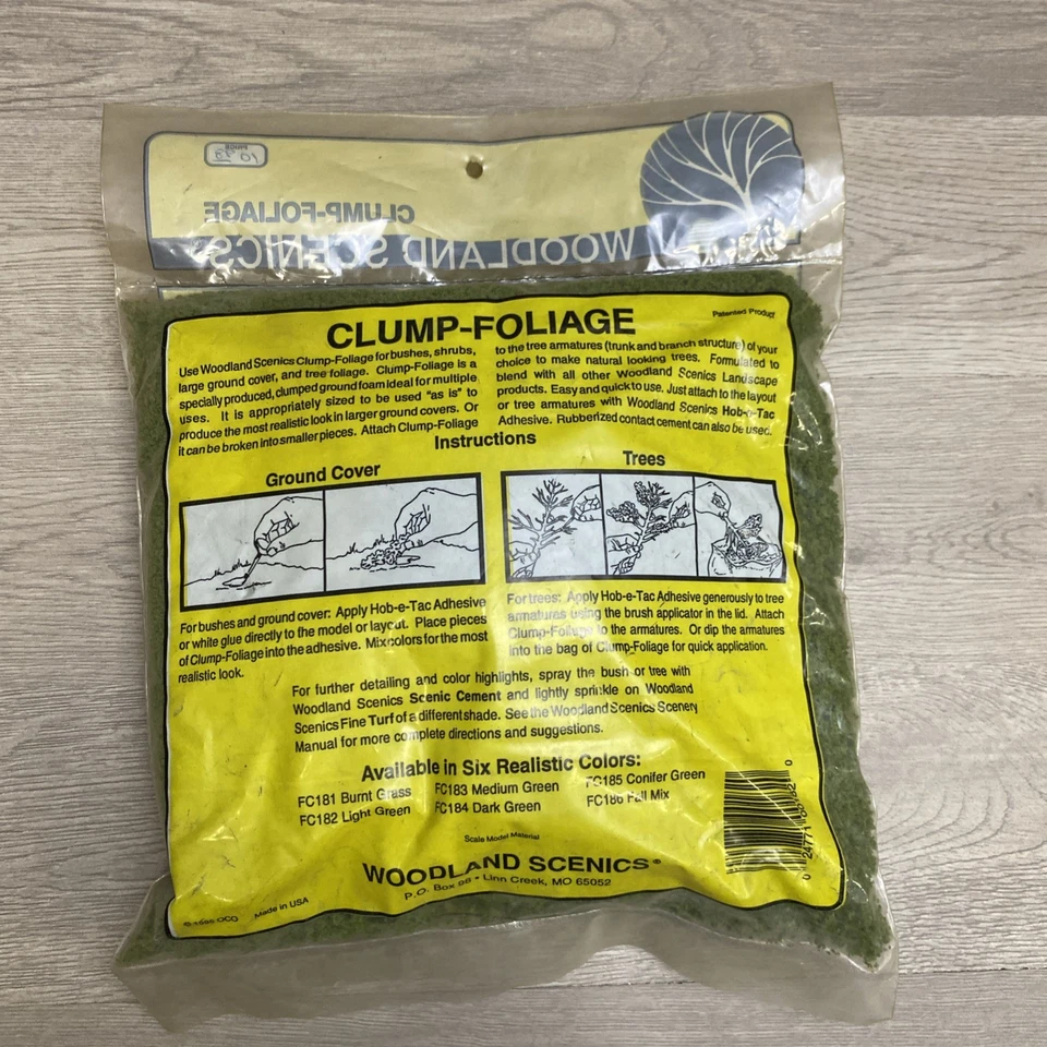 WOODLAND ЖИВОПИСНЫЕ # FC182 СВЕТЛО-ЗЕЛЕНЫЙ КОМОК ЛИСТВА - Изображение 3 из 4