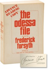 Frederick Forsyth ODESSA FILE Advance Reading Copy American Signed 1st #157159