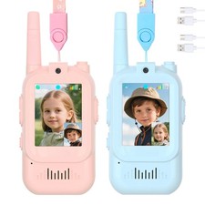 Video Walkie Talkies for , Handheld Rechargeable Video Intercom Walkies Talki...