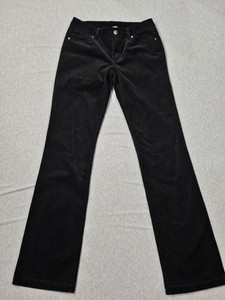 J.Crew Pants Womens 4 Tall Black Corduroy Favorite Fit Chino Straight Leg Casual