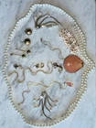 14pc Vintage Estate Modern Costume Jewelry Beach Lot Faux Pearl Shells Mermaids