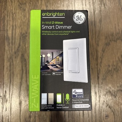 GE ZW3005 In-Wall EZ Smart Dimmer Paddle Switch Mobile Or  Voice 14294 New