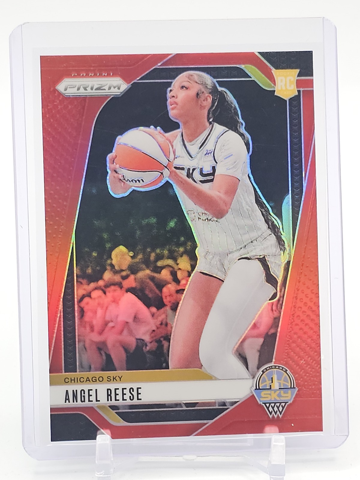 ANGEL REESE 2024-25 PANIANI PRIZM WNBA ROOKIE RC RED /299 #10 CHICAGO SKY Q3420