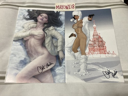 Gun Honey #1  Doubles Down Artgerm Lau & Yasmine, Virgin Cover T,S Signed w/COA
