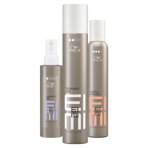 Wella Eimi Set Dynamic Fix 500Ml + Extra Volume 300Ml + Perfect Me 100Ml-image