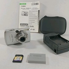 Canon PowerShot SD850 IS ELPH Digital Camera With Charger Battery SD Card & Case