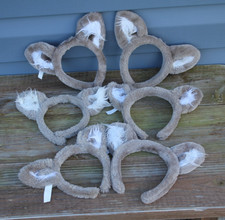 Great Wolf Lodge Ears Lot of 6 Headbands Gray Hat Party Costume Cosplay Play 2