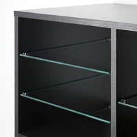 IKEA Kallax Glass Shelf Insert 2 x Pack Storage Unit 33cm x 38cm + Hardware NEW