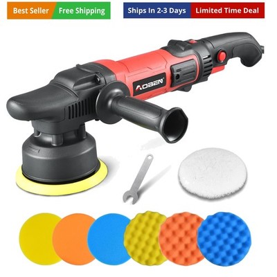 Buffer Polisher,5 inch Dual Action Polisher,Long Orbit 16mm Random Buffer Pol...