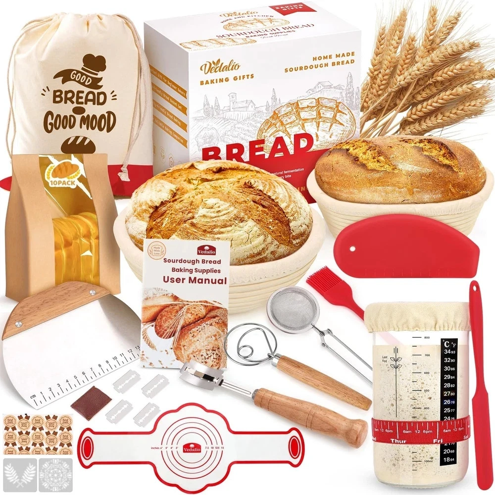Sourdough Starter Kit, Sourdough Bread Baking Supplies, Sourdough Kit Home an...