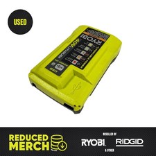 Ryobi OP403 40V Lithium-Ion 2-in-1 Battery  USB Charger No Power Cord Used 04