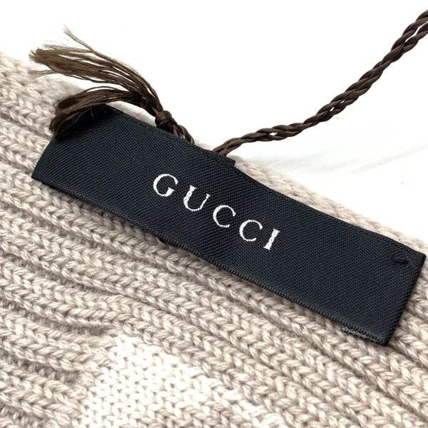 Authentic Gucci Scarf Interlocking G Pattern Beig… - image 23