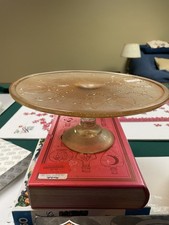 Jeanette Glass Pedestal Cake Plate Stand