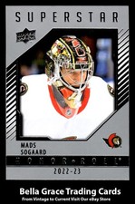 2022-23 Upper Deck Mads Sogaard #HR62 Ottawa Senators Honor Roll NHL Hockey
