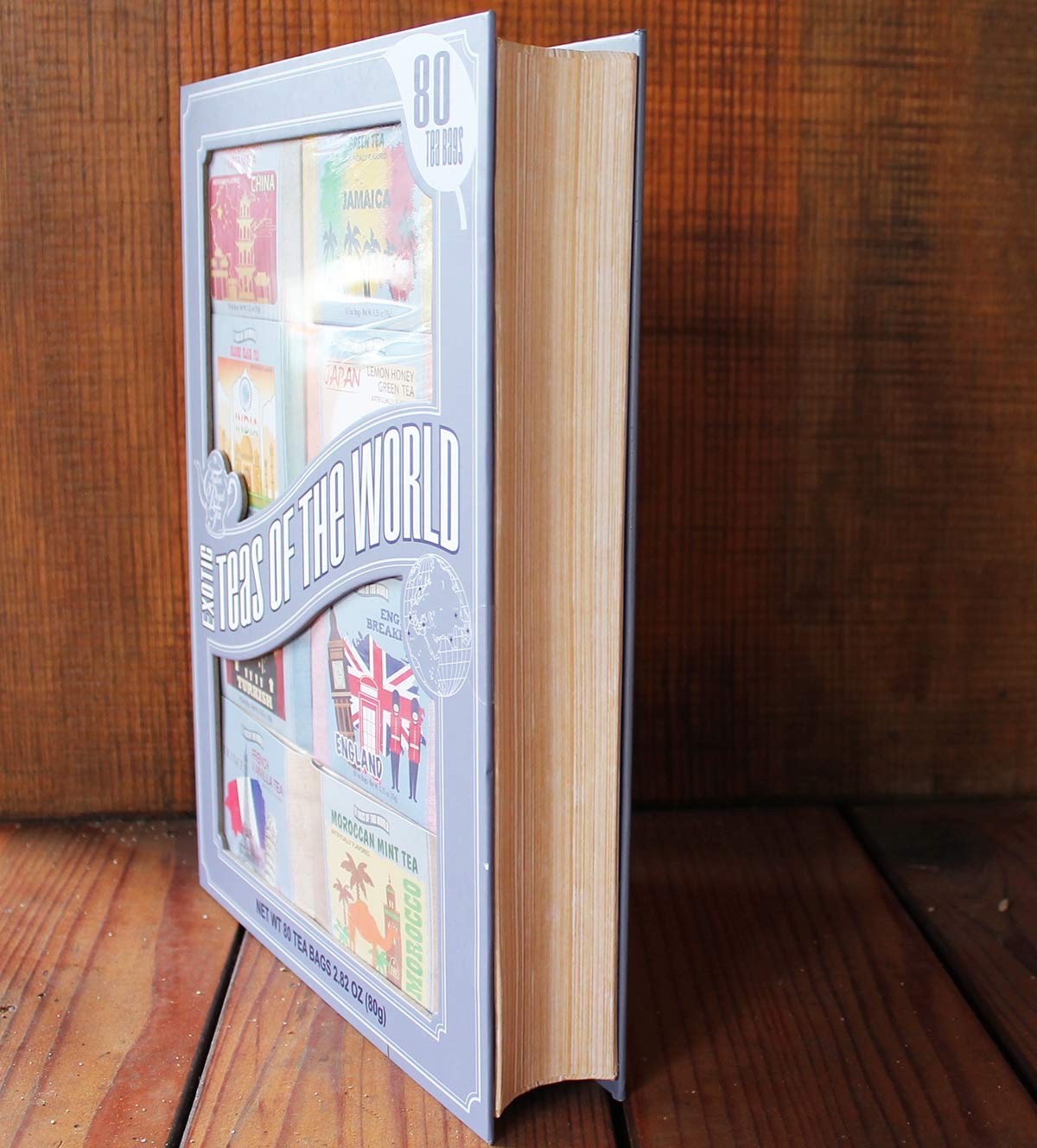 Exotic Teas Of The World Book Gift Set 80 Tea Bags Great Gift - NEW 07/2028