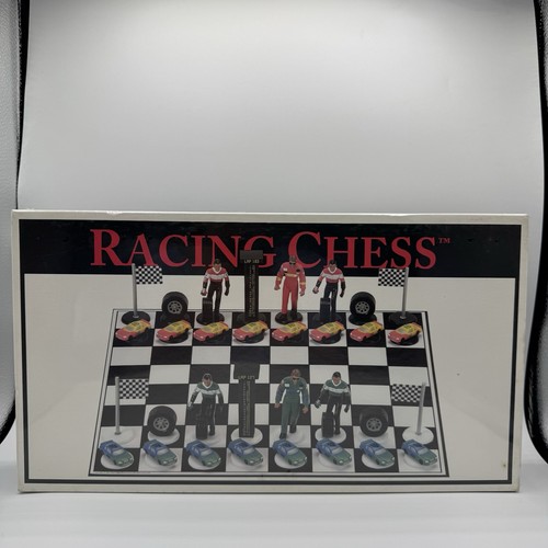 2001 Racing Chess Set Big League Promotions Race Car Chess Game. Sealed ...
