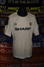 4.5/5 Manchester United adults XXL 1999 third football shirt trikot soccer