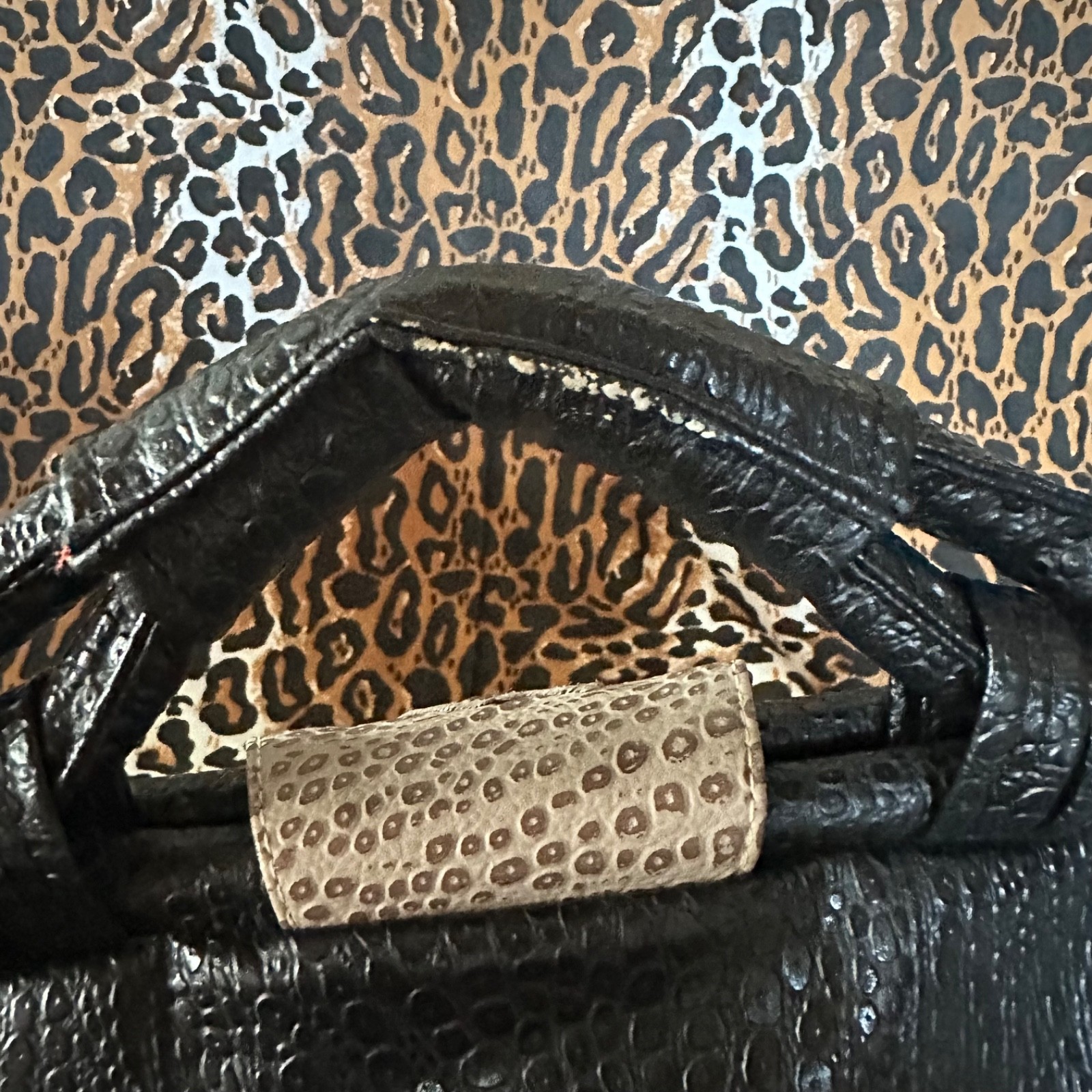 Vintage 1980s Patchwork Clown Shoulder Doctors Ba… - image 12