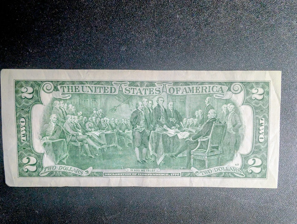 2 доллара банкнота 2013 серии A - Изображение 2 из 2