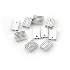 10x Aluminum Heatsink Heat Sink Sets for TO-220 Transistor 20x15x10mm TSshH  iy