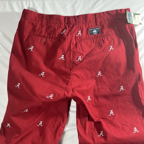 Alabama Crimson Tide Football Pennington & Bailes 36 Stadionhose A Logo Preppy - Bild 8 von 11